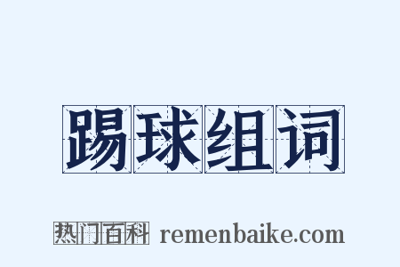 踢球组词是什么意思的图片